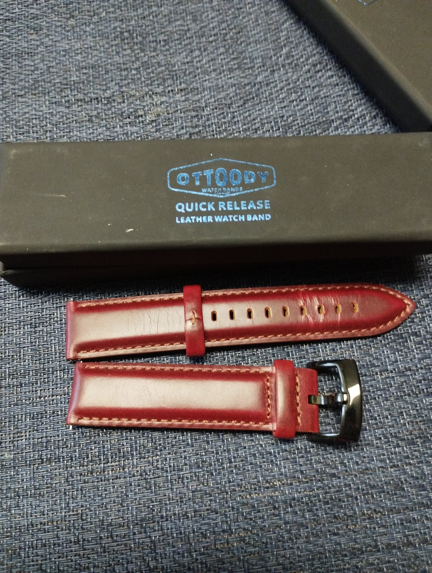 Uhrenband Echtleder 22mm