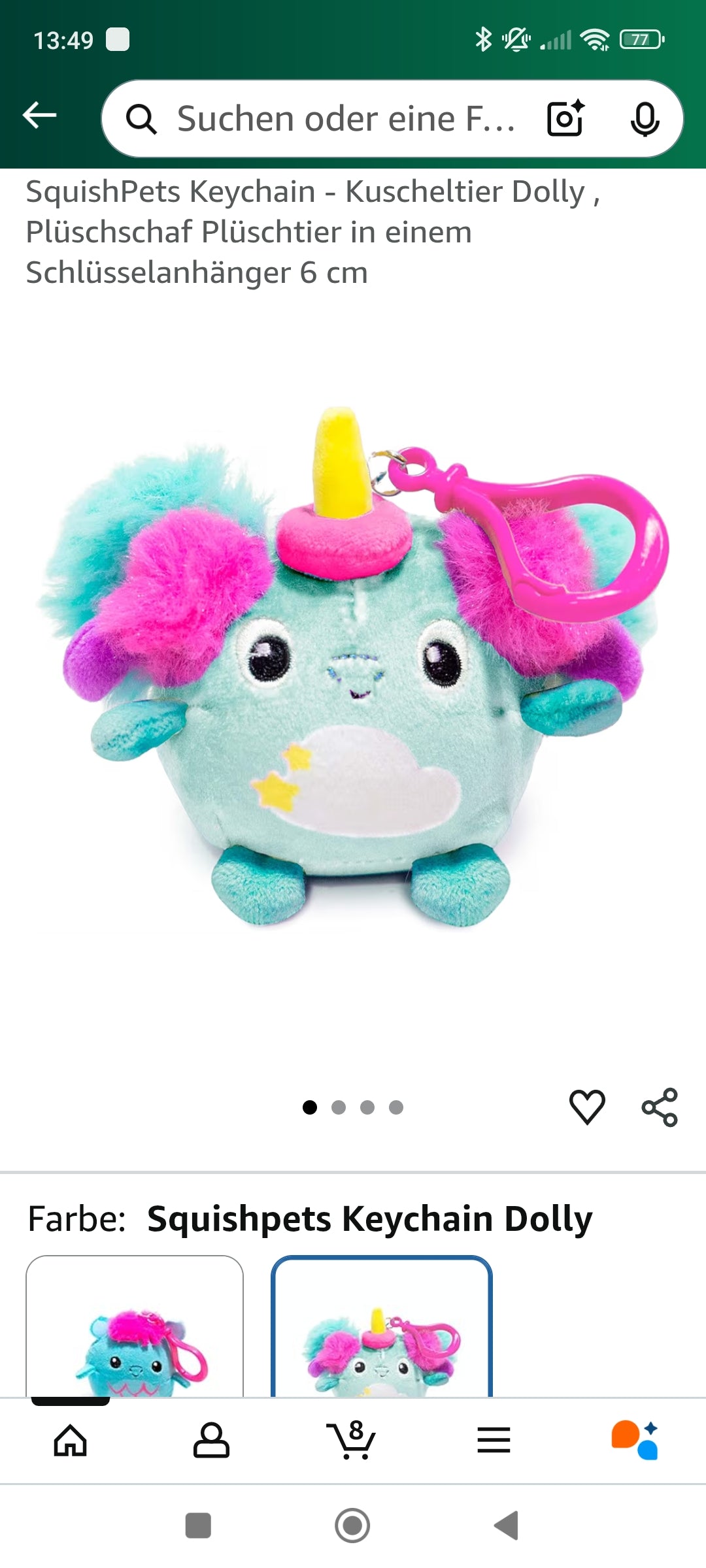 SquishPets Keychain