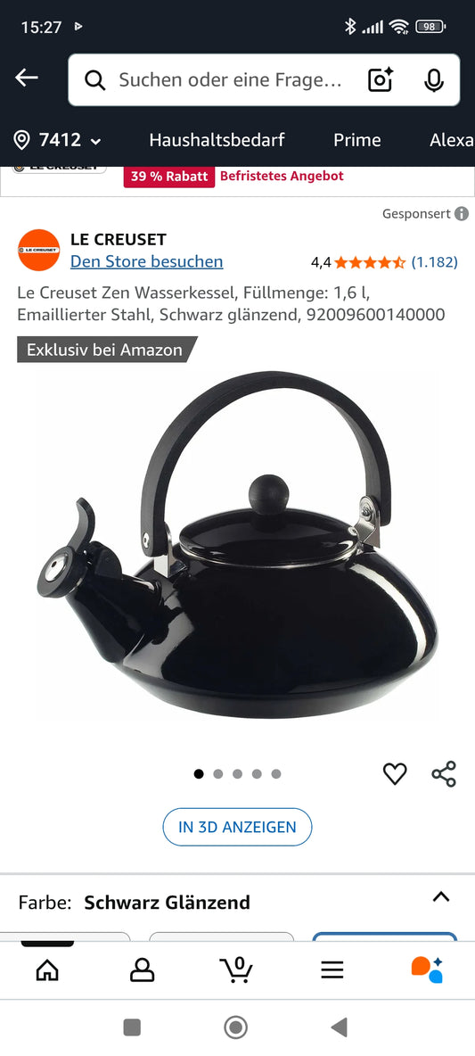 Le creuset Teekanne