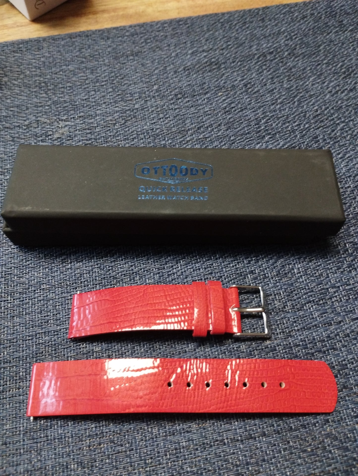 Uhrenband Echtleder 22mm