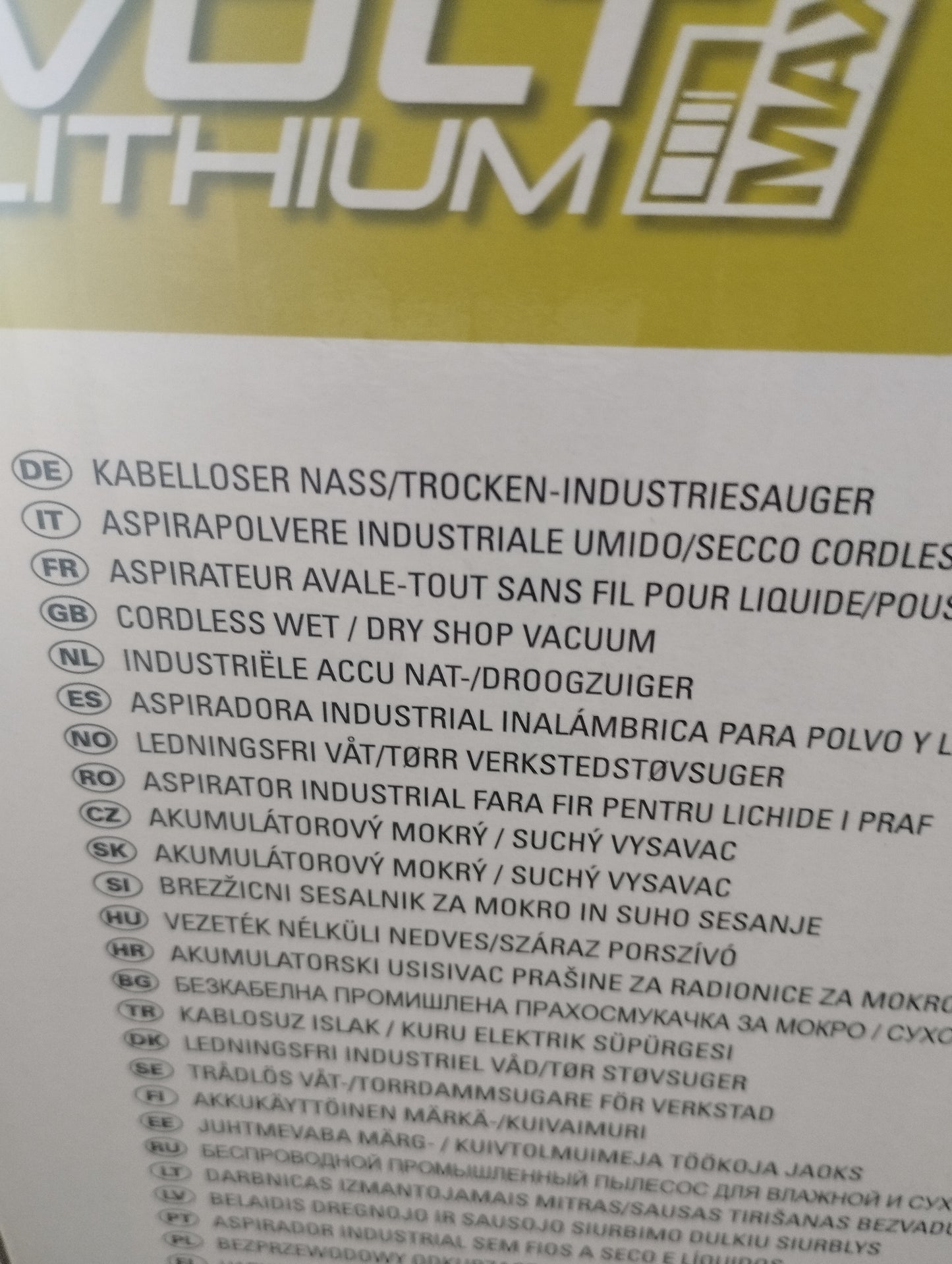 Akku Industrie sauger
