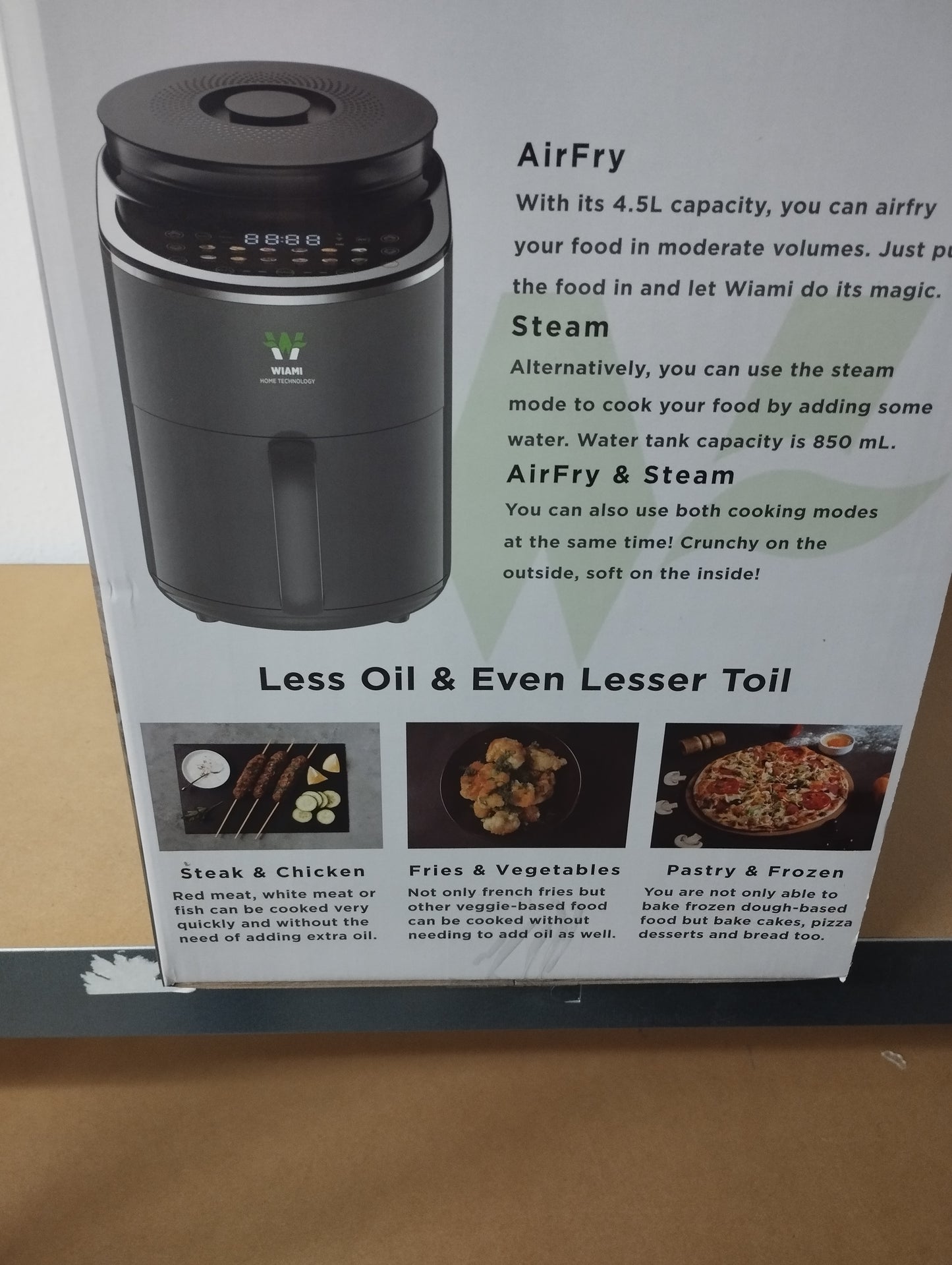 Steam Air fryer