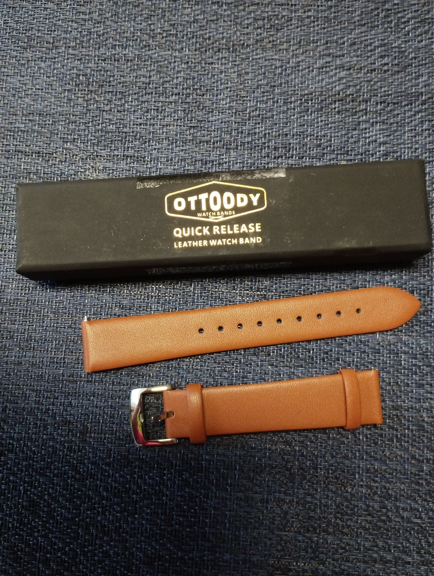 Leder Uhrenband 18mm